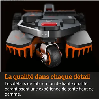 Robot tondeuse connecté WORX LANDROID VISION - Jusqu'à 800m² - WR208E (Sans fil)