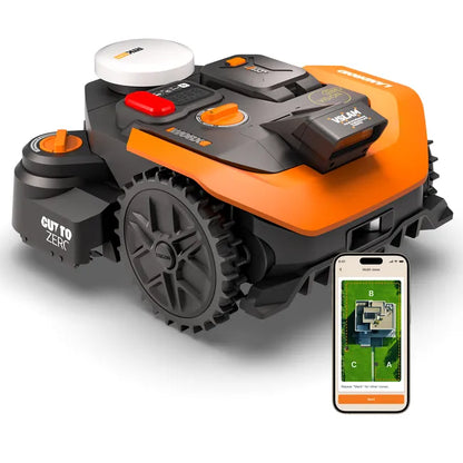 Kabelloser Mähroboter WORX VISION CLOUD 2WD - Bis zu 800m² - WR308E