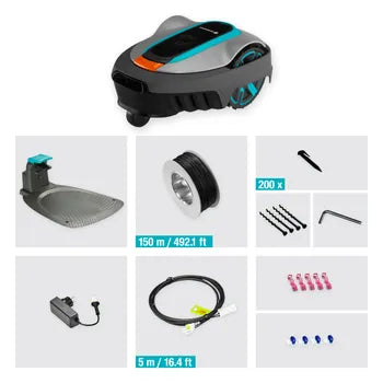 Robot tondeuse connecté GARDENA SILENO city - 580m² - 15011-48 Bluetooth