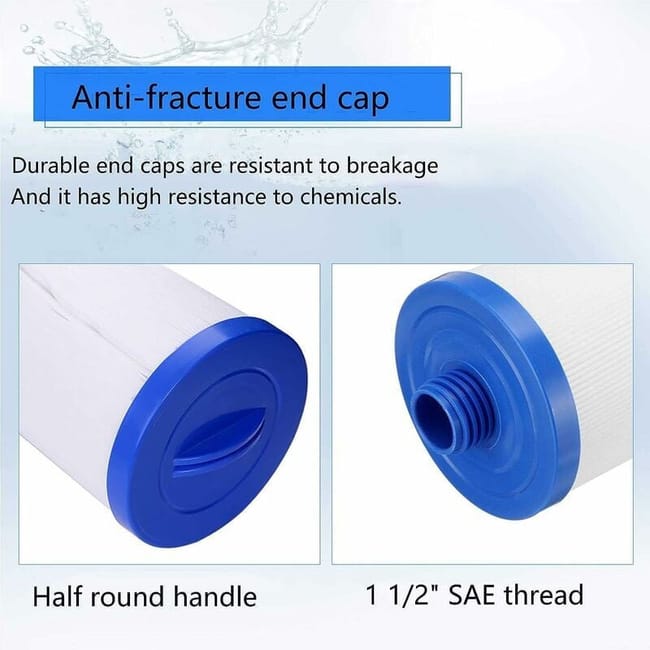 Lot de 2 Cartouche pour Filtre Jacuzzi, pour Spa