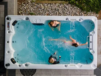 Spa de nage à poser ou à encastrer chocolat 6 places, CANADIAN SPA St lawrence 1