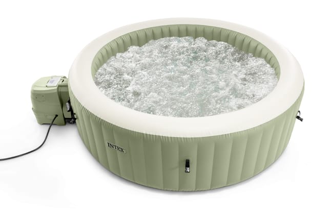 Pure Spa gonflable INTEX Olive rond, 4 places