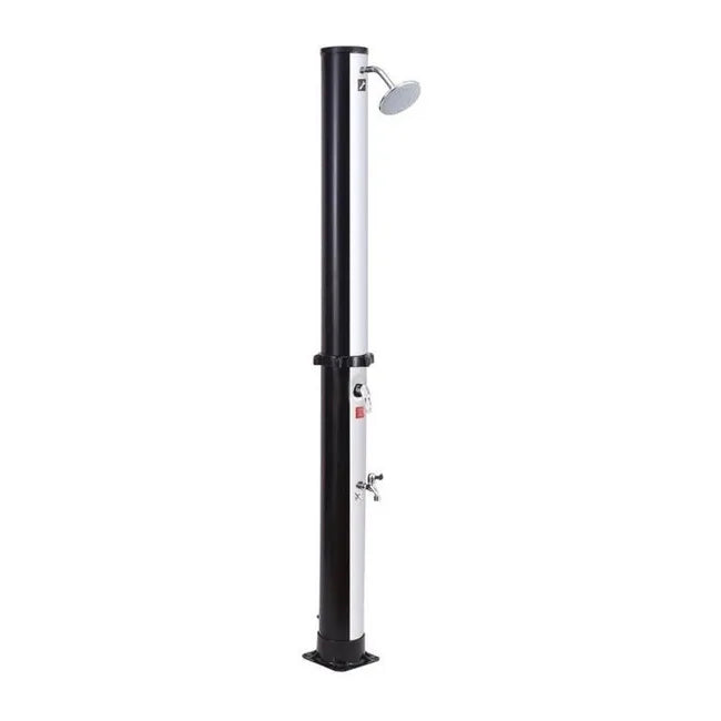 Douche solaire FIDGI noir et argent 35L
