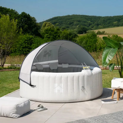HOME DELUXE - Jacuzzi d'extérieur - SPLASH + coussins, porte-boissons et pare-soleil