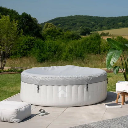 HOME DELUXE - Jacuzzi d'extérieur - SPLASH + coussins, porte-boissons et pare-soleil