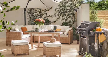 Gartenlounge aus Kunstharz Medena NATERIAL, 7 Personen
