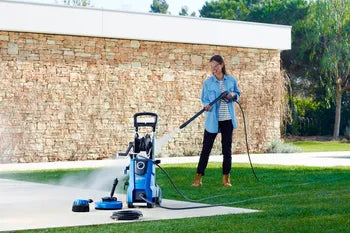 Nilfisk E 145.4-9 PAD X-TRA Nettoyeur Haute Pression – 145 bar, 2100 W – Avec Nettoyeur de Terrasse, Brosse de Lavage et Debouche Canalisations