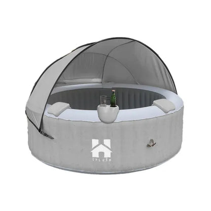 HOME DELUXE - Jacuzzi d'extérieur - SPLASH + coussins, porte-boissons et pare-soleil