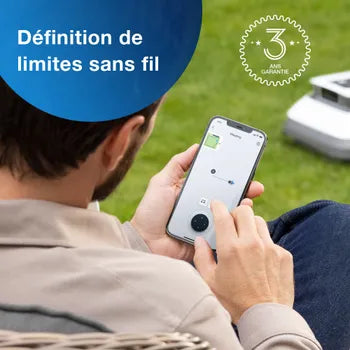Tondeuse Robot, délimitation sans Fil, évitement d'obstacles 3D AIVI, Planification Intelligente de la trajectoire, ECOVACS Goat G1-800W